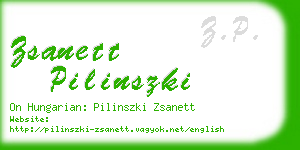 zsanett pilinszki business card